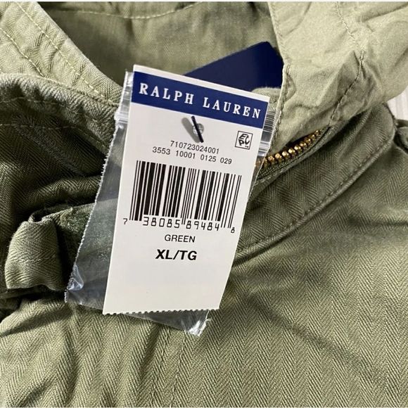 Polo Ralph Lauren Soldier Olive Military M-65 Combat Field Patch Jacket - Picture 7 of 12